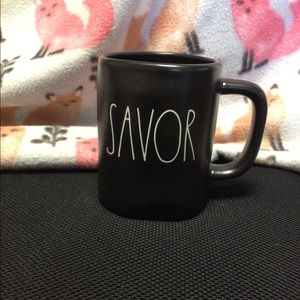 Black “Savor” Rae Dunn Mug